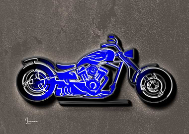 Motorbike Wall Art