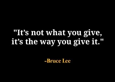 Bruce Lee Quote
