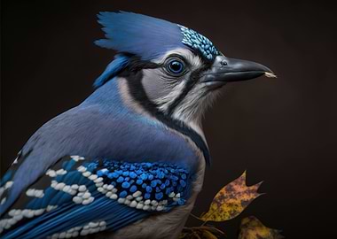 Blue Jay Close up