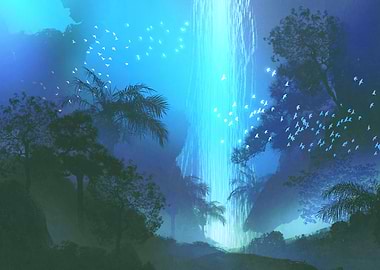 Fantasy Night scenery