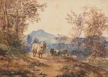 Landscape with Sheep