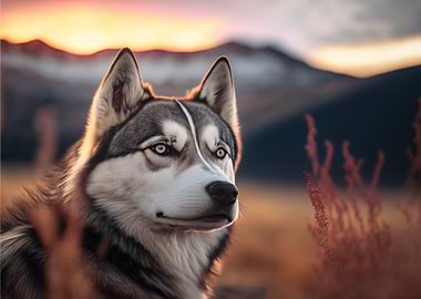 Husky in the Wild