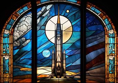 Stained Glass Rocket