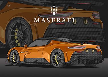 maserati mc 20 orange