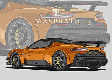 maserati mc 20 orange
