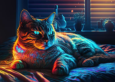 cat neon