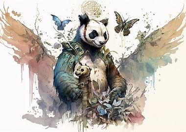 Panda Deity Art