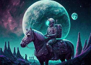 Horse space traveling