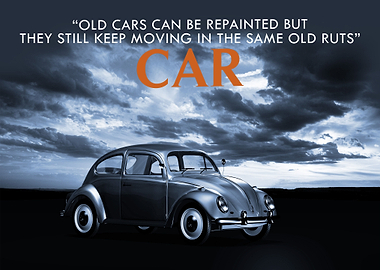 Old cars can be repainted