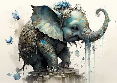 Elephant Deity Art