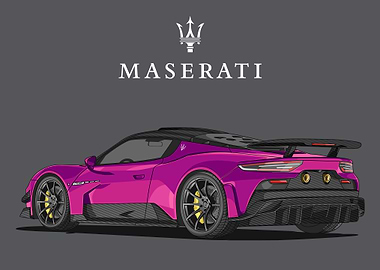 maserati mc 20 violet
