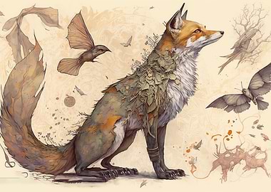 Fox Deity Art