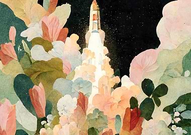 Floral Space Shuttle