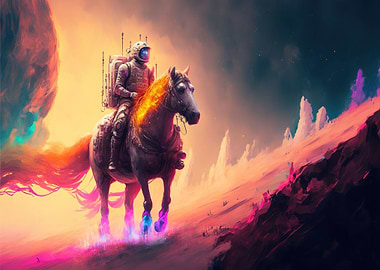 riding my space horse