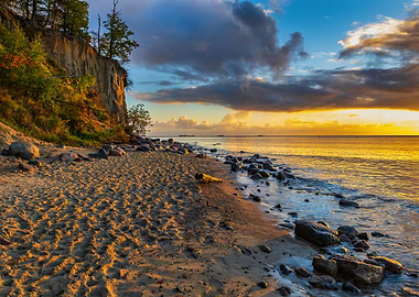 The Baltic Sea At Sunrise