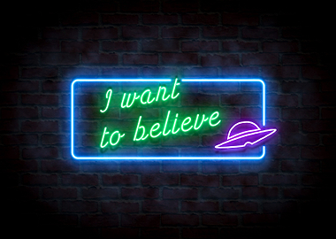 I want to believe