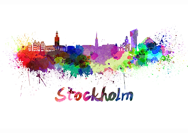 Stockholm skyline
