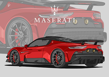 maserati mc20 red