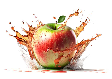 Fruits splashing of juice