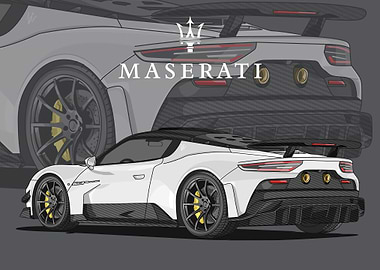 maserati mc20 white