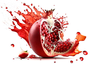 Fruits splashing of juice