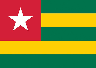 Togolese flag of Togo