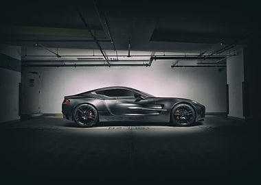 Black Aston Martin