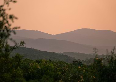 African Landscape Sunset