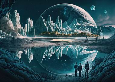 Surreal Planet AI Art
