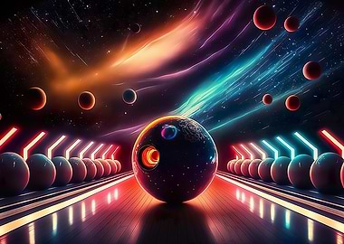 Neon Bowling Alley