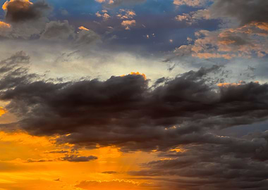 Storm Cloud Sunset