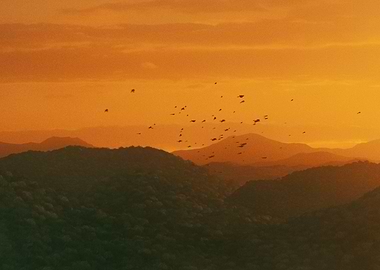 Mountains Ruin Scene 2