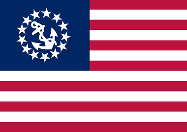 US Yacht Ensign Flag