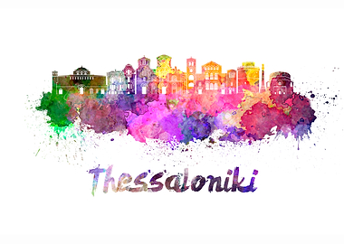 Thessaloniki skyline