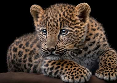 Baby leopard