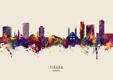 Tirana Skyline Albania
