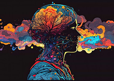 Mind of a girl AI Art