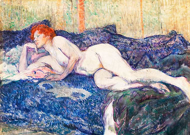 Nude Lying on a Couch