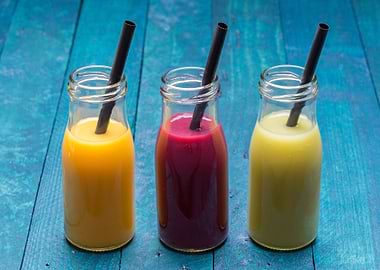 Smoothie Retro Juice Art