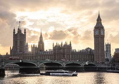 Big Ben During Golden Hour