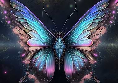 Tropics Butterfly Neon