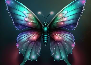 Tropics Butterfly Neon