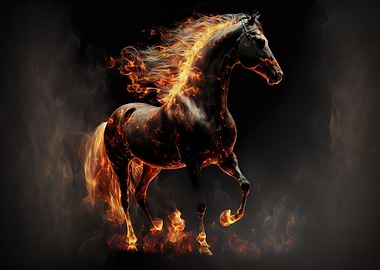 black horse