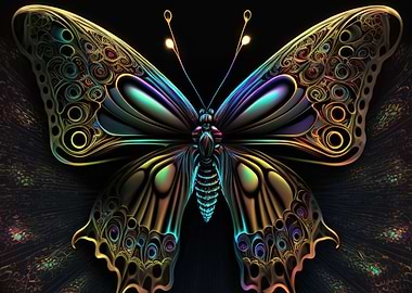 Tropics Butterfly Neon