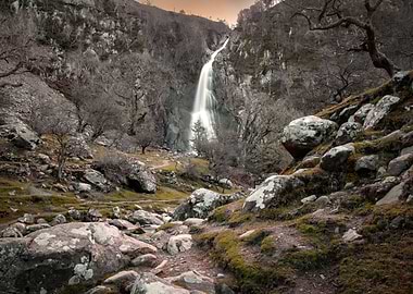 Aber Falls in North Wales