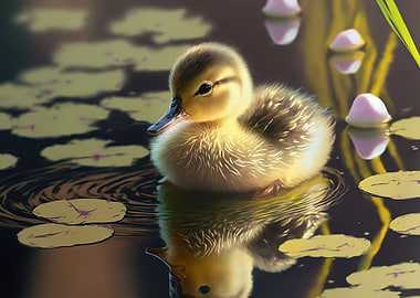 duck cute animal