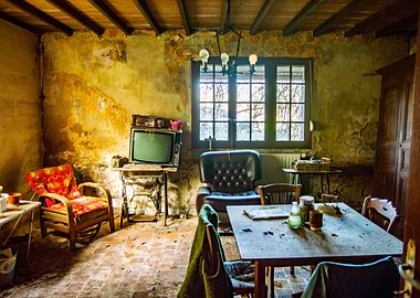 Dining and living room