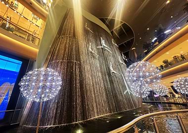 Dubai Waterfall