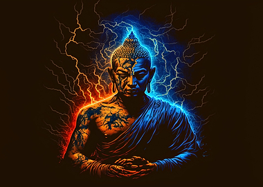 Meditating Buddha statue