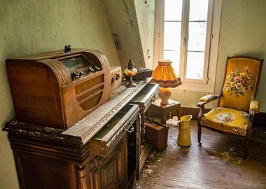 Old chair and furniture